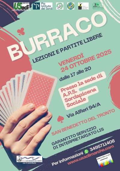 Burraco: Lezioni e partite - San Benedetto del Tronto - US Acli Marche