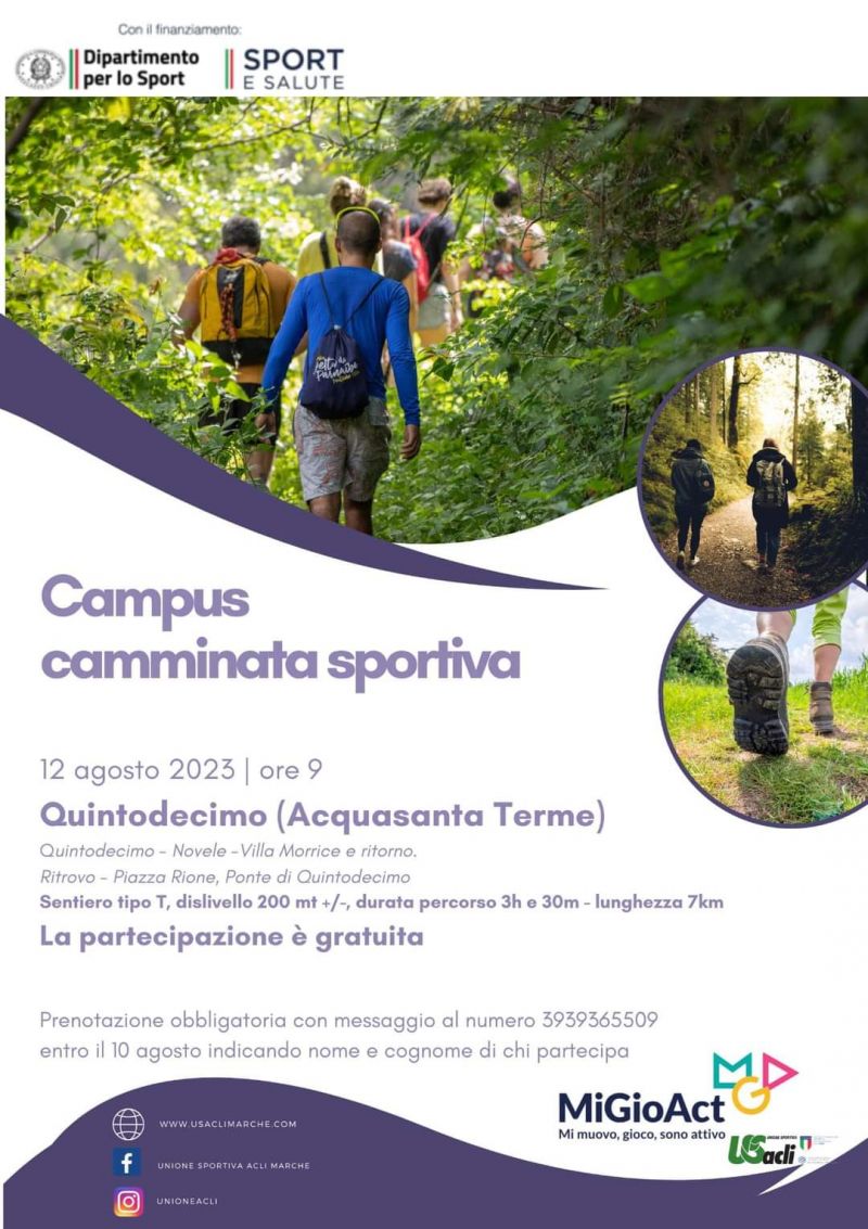 Campus Camminata Sportiva - US Acli Marche