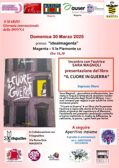 Presentazione del libro "Il cuore in guerra" - Circolo Acli Magenta (MI)