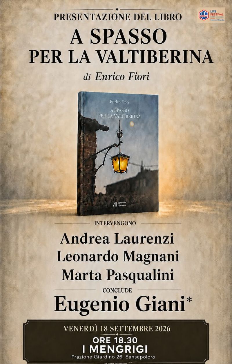 A SPASSO PER LA VALTIBERINA - PRESENTAZIONE LIBRO - SANSEPOLCRO (AR) - ACLI AREZZO (AR)