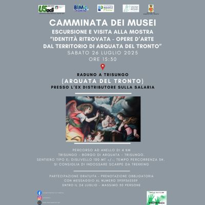 Escursione e visita alla mostra "Identità ritrovata - Opere d'arte dal territorio di Arquata del Tronto - Arquata del Tronto (AP) - US Acli Marche