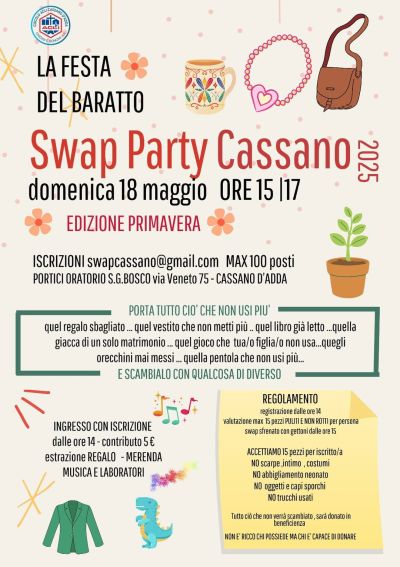 Swap Party Cassano - Circolo Acli Cassano D'Adda (MI)