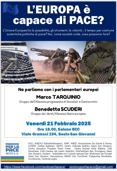L'Europa è capace di Pace? - Circolo Acli Sesto San Giovanni (MI)