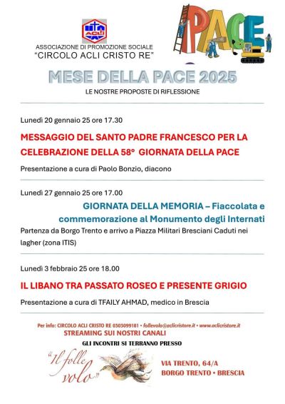 Il Libano tra passato roseo e presente grigio - Circolo Acli Cristo Re (BS)