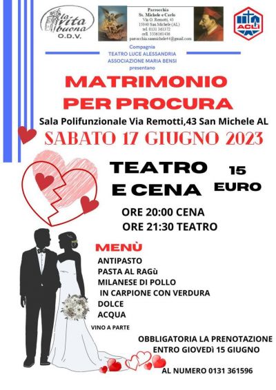 Matrimonio per procura - Circolo Acli San Michele (AL)