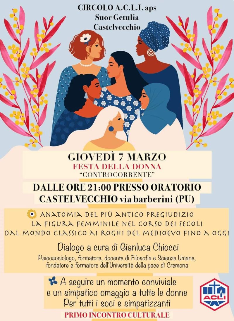 Festa della Donna - Circolo Acli Suor Getulia Castelvecchio (PU)