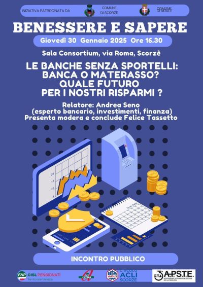 Benessere e sapere: Le banche senza sportelli - Circolo Acli Scorzè (VE)