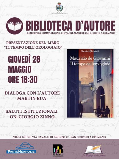 PRESENTAZIONE DEL LIBRO "IL TEMPO DELL'OROLOGIAIO" - SAN GIORGIO A CREMANO (NA)