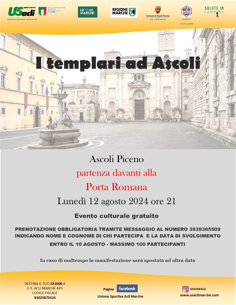 I templari ad Ascoli - US Acli Marche