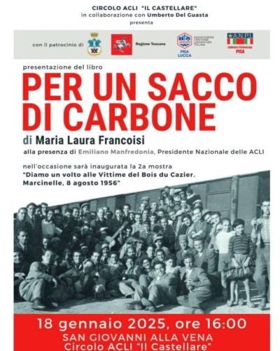 Presentazione del libro "Per un sacco di carbone" - Circolo Acli "Il Castellare" (PI)