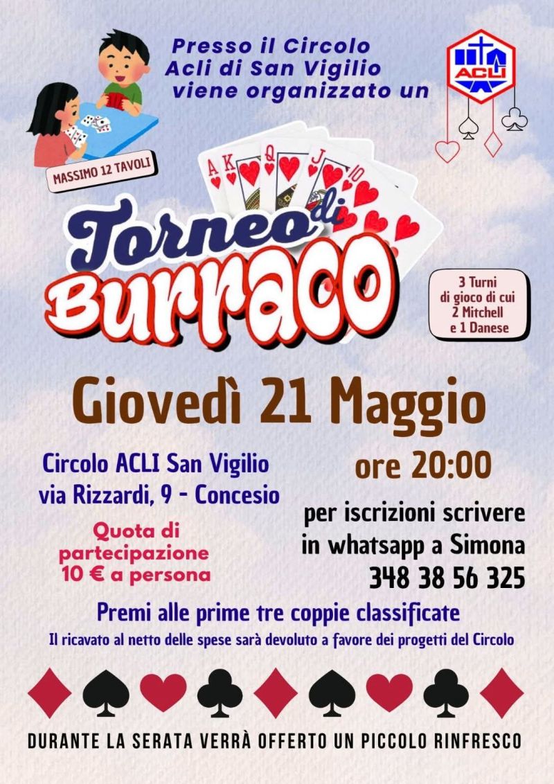 TORNEO DI BURRACO - CONCESIO (BS)
