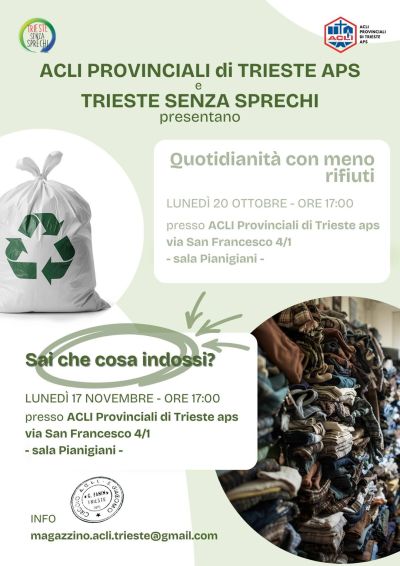 Quotidianità senza rifiuti - Trieste - Acli Trieste (TS)