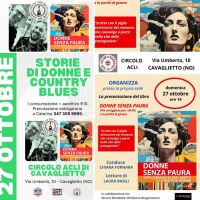 Storie di Donne e Country Blues: Presentazione libro &quot;Donne senza paura&quot; - Circolo Acli Cavaglietto (NO)