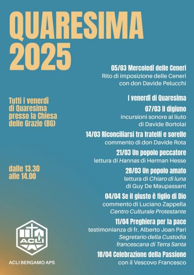 Quaresima 2025 - Acli Bergamo (BG)