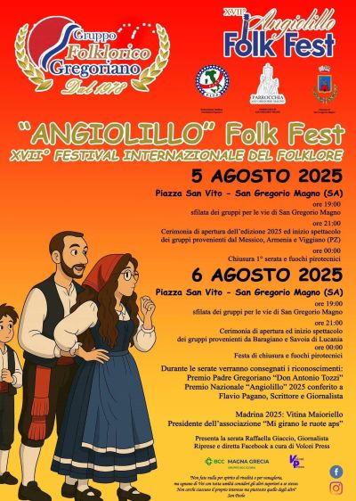 "Angiolillo" Folk Fest - San Gregorio Magno (SA) - Ass. "Mi girano le ruote" aff. Acli Salerno (SA)