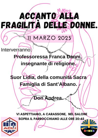 Accanto alla fragilità delle donne - Circolo Acli Carassone (CN)