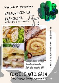 Karaoke con la Franchina - Circolo Acli Sala (FC)