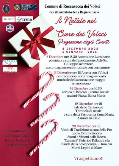 Il Natale nel Cuore dei Volsci - Roccasecca dei Volsci (LT) - Circolo Acli San Giuseppe Lavoratore (LT)
