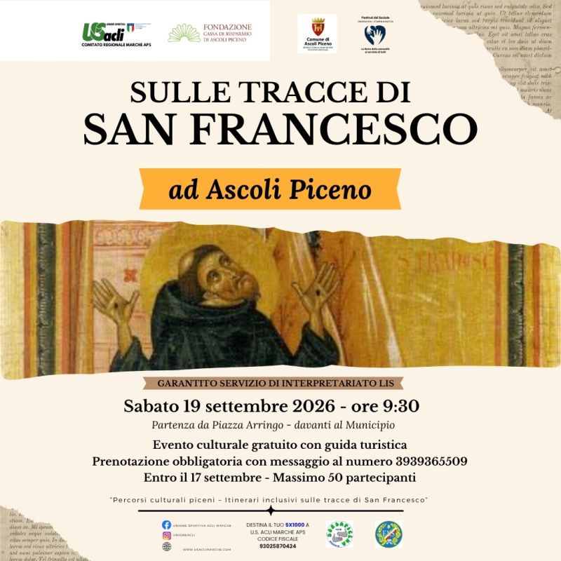 SULLE TRACCE DI SAN FRANCESCO AD ASCOLI PICENO - US ACLI MARCHE