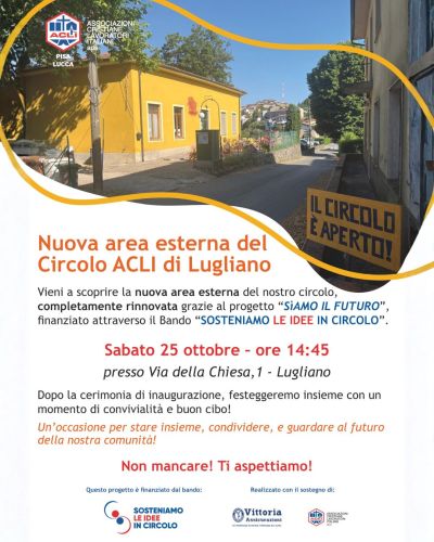 Nuova area esterna del Circolo Acli Lugliano - Lugliano (PI) - Circolo Acli Lugliano (PI)