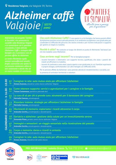 Geriatria e alzheimer: gestione della salute per un invecchiamento sereno - Acli Torino (TO)