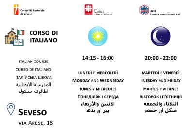 Corso di Italiano - Seveso (MI) - Circolo Acli Baruccana (MI)