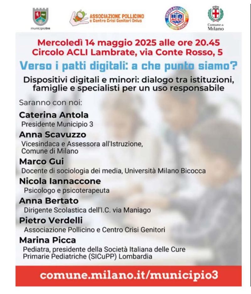 Verso i patti digitali: a che punto siamo? - Circolo Acli Lambrate (MI)