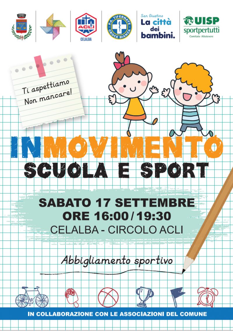 In movimento scuola e sport - Circolo Acli Celalba (PG)