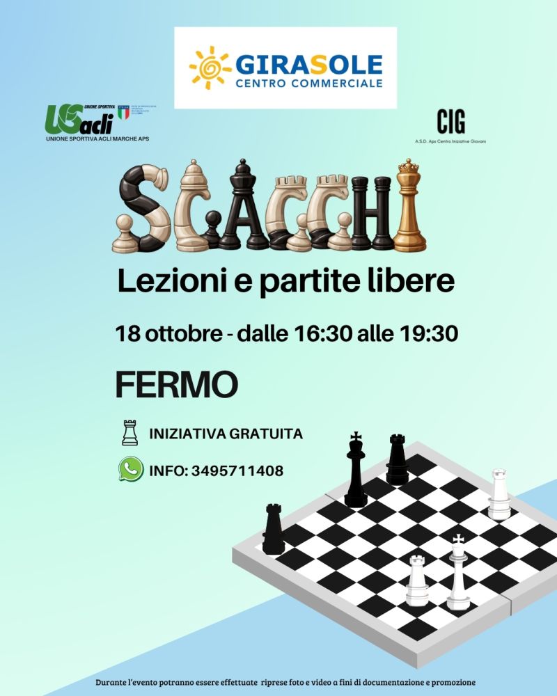 SCACCHI LEZIONI E PARTITE LIBERE - FERMO (FM) - US ACLI MARCHE