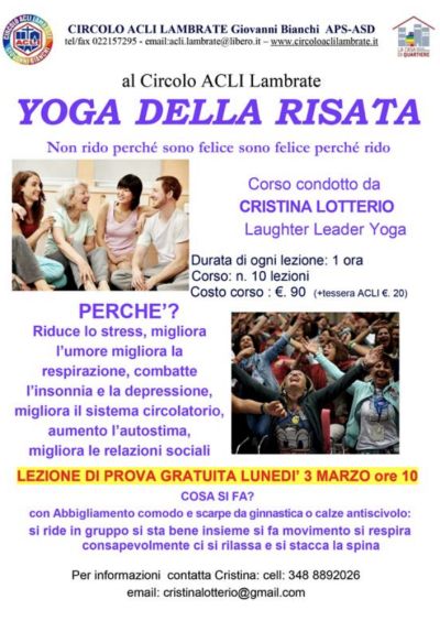 Yoga della Risata - Circolo Acli Lambrate (MI)