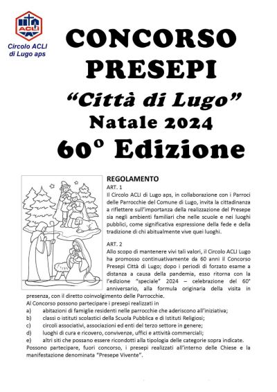 Concorso Presepi "Citta di Lugo" - Circolo Acli Lugo (RA)
