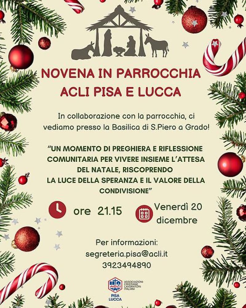 Novena in Parrocchia - Acli Pisa e Lucca (PI)
