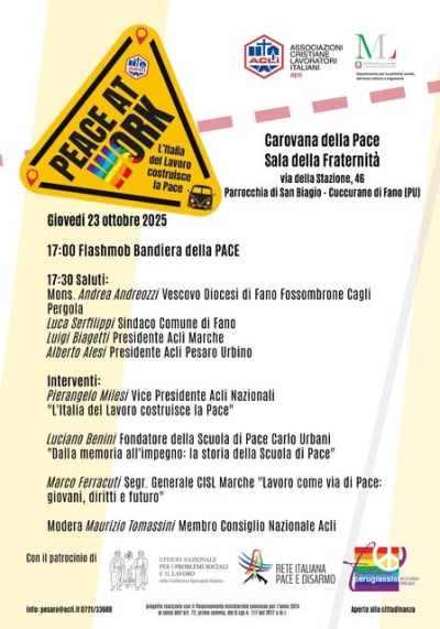 Carovana della Pace - Fano - Acli Pesaro Urbino (PU)
