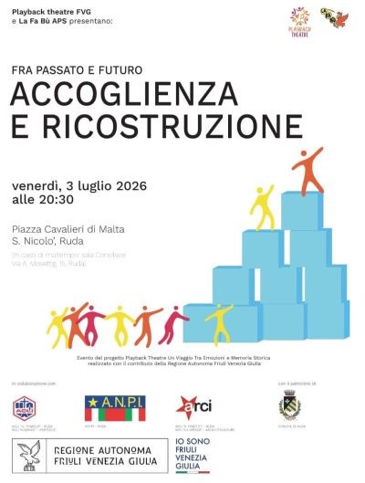 ACCOGLIENZA E RICOSTRUZIONE - S. NICOLO', RUDA (UD) - CIRCOLO ACLI G. TONIOLO RUDA (UD) - CIRCOLO ACLI A. GRANDI PERTEOLE (UD)