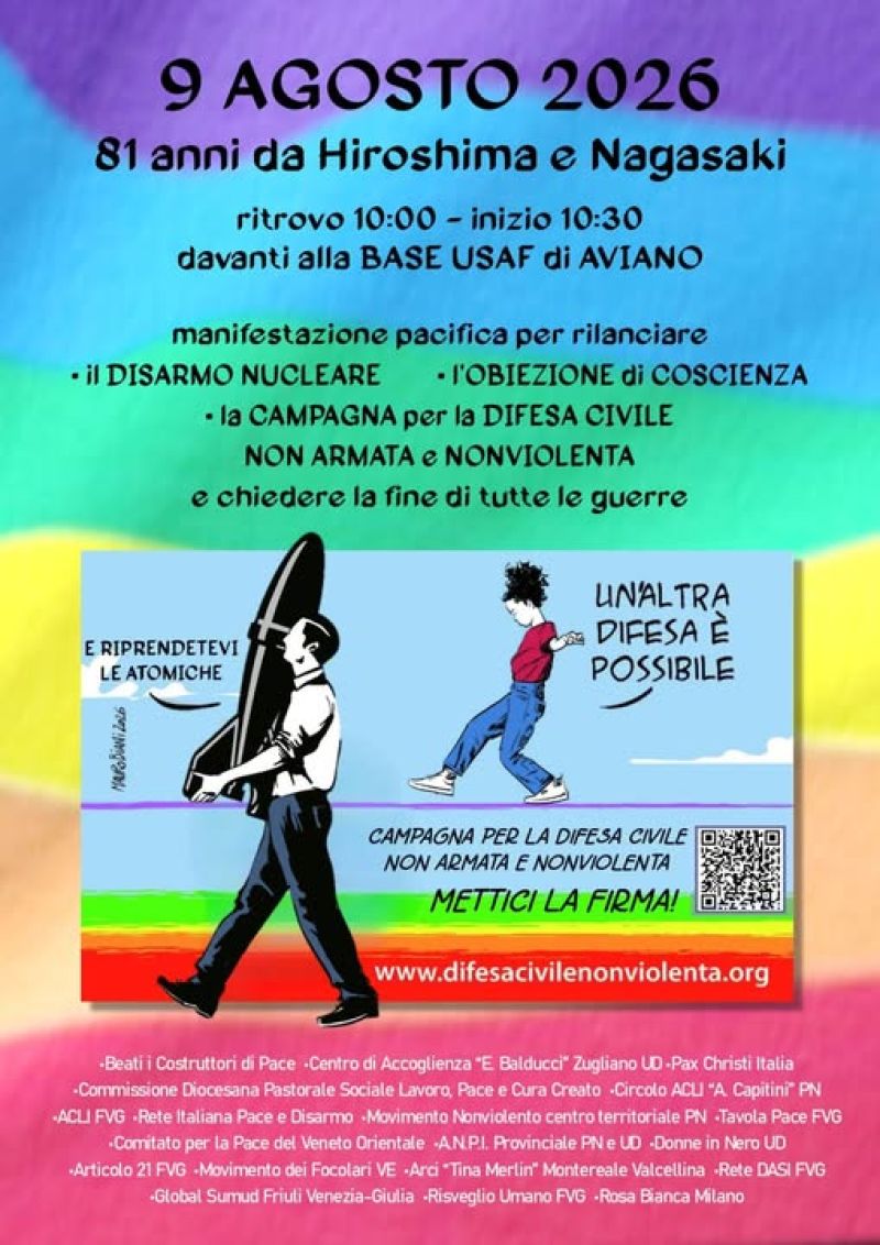 81 ANNI DA HIROSHIMA E NAGASAKI - CIRCOLO ACLI "A. CAPITINI" PORDENONE (PN) - ACLI FVG