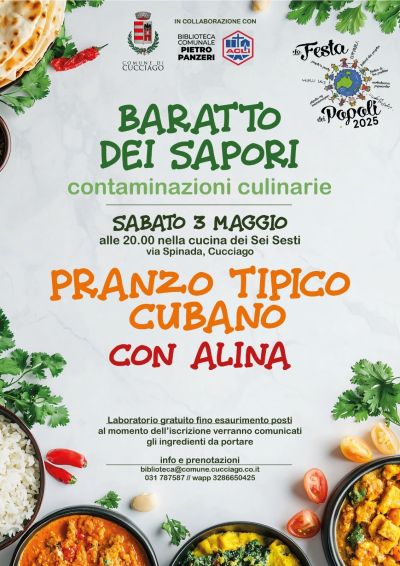 Pranzo tipico cubano con Alina - Circolo Acli Cucciago (CO)