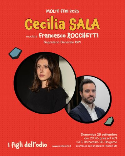 Cecilia Sala: I figli dell'odio - Bergamo - Acli Bergamo (BG)