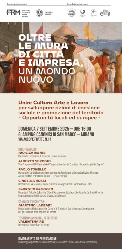 Oltre le mura di città e impresa, un mondo nuovo - Mirano (VE) - Circolo Acli Mirano (VE)