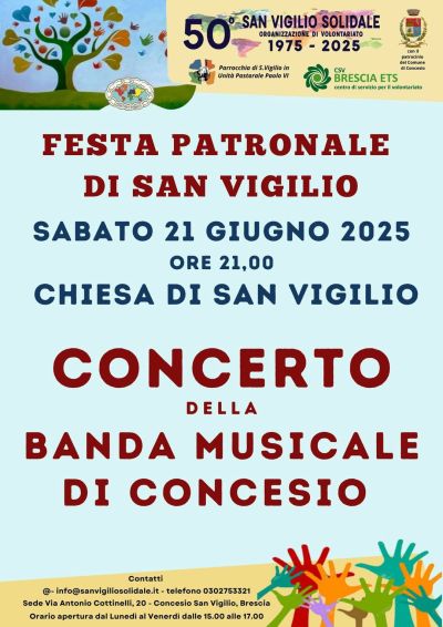 Festa Patronale di San Vigilio: Concerto della Banda Musicale di Concesio - Concesio (BS) - Circolo Acli Concesio (BS)