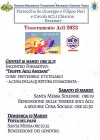 Truffe agli anziani - Circolo Acli Recanati (MC)