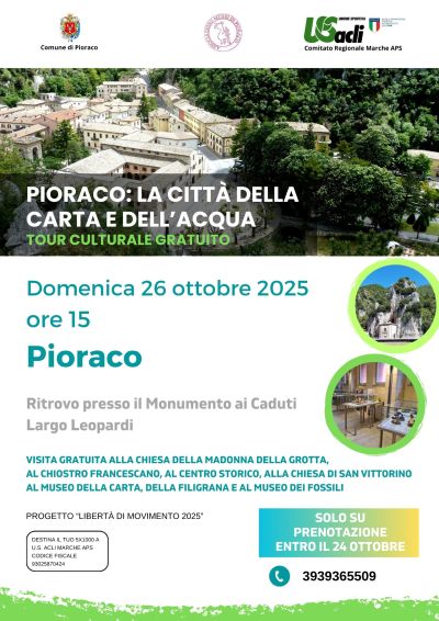 Pioraco: Città della carta e dell'acqua - Pioraco (MC) - US Acli Marche