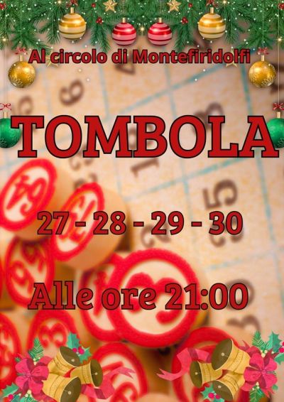 Tombola - Circolo Acli Montefiridolfi (FI)