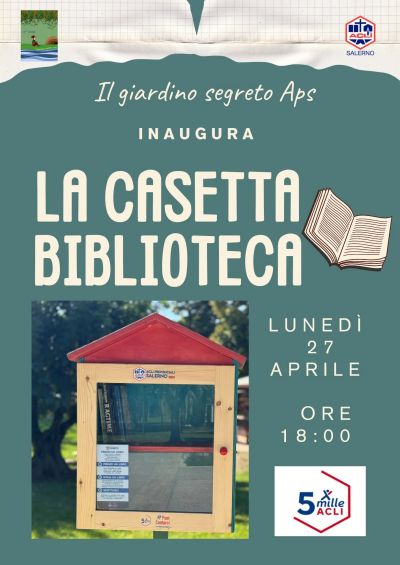 INAUGURAZIONE LA CASETTA BIBLIOTECA - SALERNO