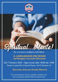 Spiritual... Mente! - Acli Ascoli Piceno (AP)