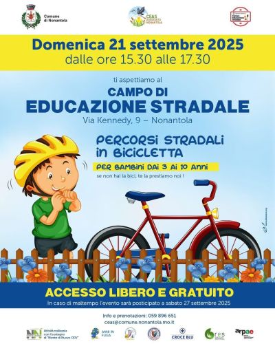 Campo di educazione stradale - Nonantola (MO) - Anni in Fuga aff. Acli Modena (MO)