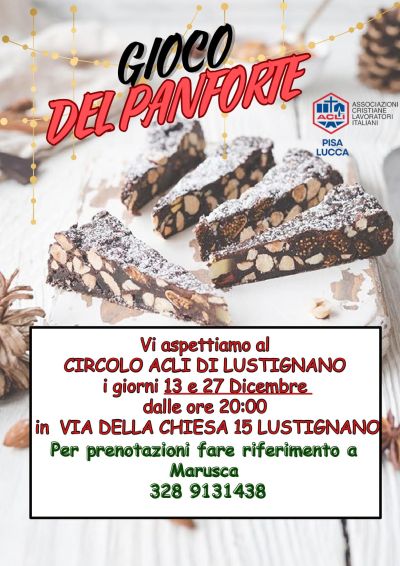 Gioco del Panforte - Circolo Acli di Lustignano (PI)