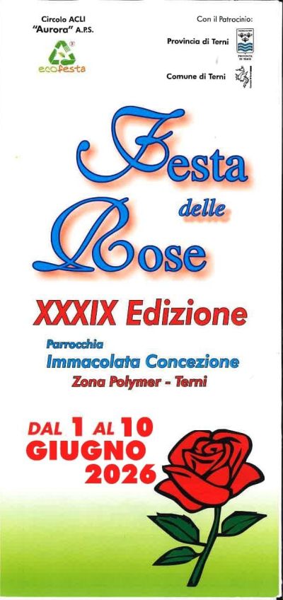 FESTA DELLE ROSE - ZONA POLIMER TERNI (TR) - CIRCOLO ACLI AURORA APS TERNI (TR)
