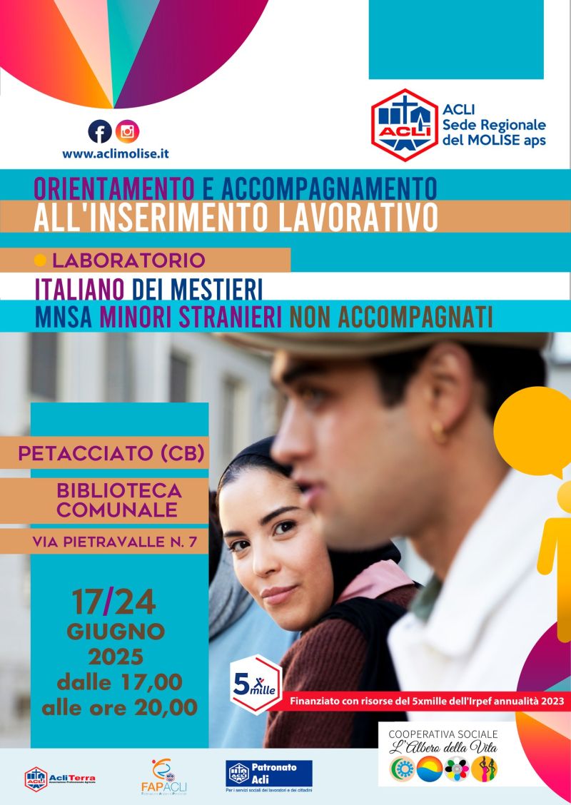 Laboratorio "Italiano dei Mestieri" - Petacciato (CB) - Acli Molise