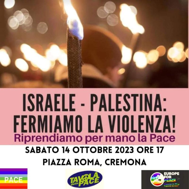 Israele-Palestina: Fermiamo la violenza! - Acli Cremona (CR)