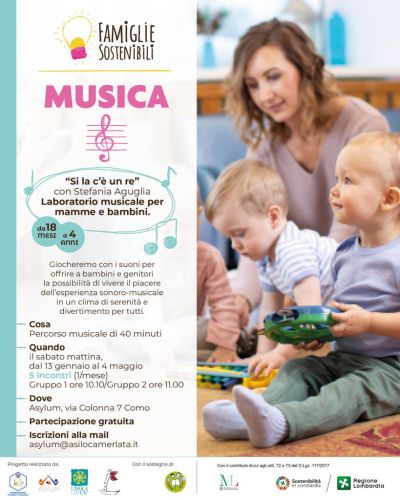 Laboratorio musicale per mamme e bambini - Circolo Acli Famiglie in Cammino (CO)